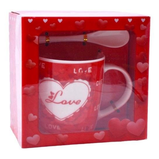 SET CANECA E COLHER 8,5X9 2645-110-02 CX72 SET CANECA E COLHER 8,5X9 2645-110-02 CX72
