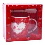 SET CANECA E COLHER 8,5X9 2645-110-02 CX72