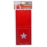 PORTA TALHERES NATAL FELTRO VRM/PRATA