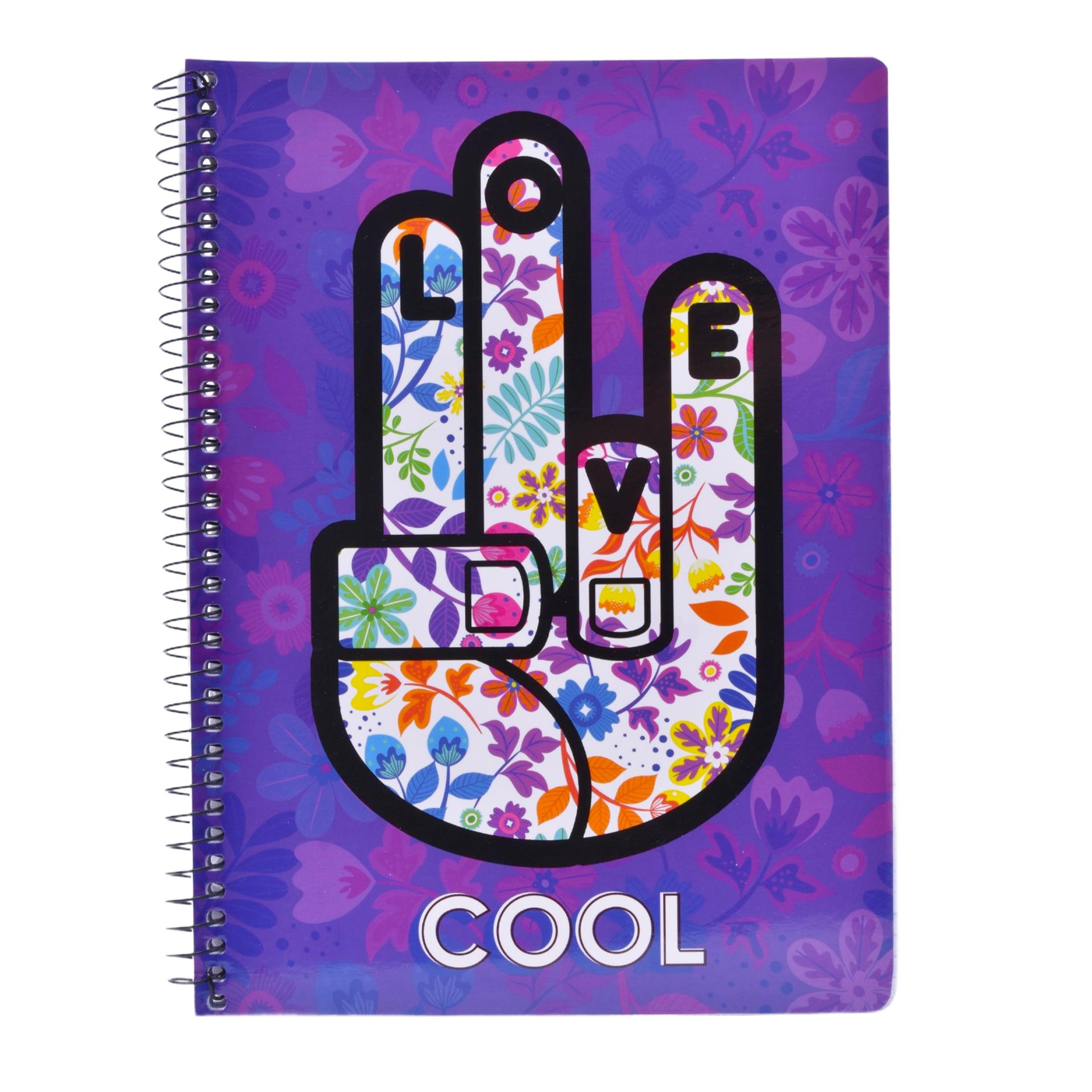 CADERNO ESPIRAL A5 80F QUADRIC COOL CADERNO ESPIRAL A5 80F QUADRIC COOL