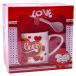 SET CANECA E COLHER 8,2X6,8 2645-108-05 CX96