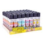 ISQUEIRO CLIPPER 48UN  REUT. SKULLTOO