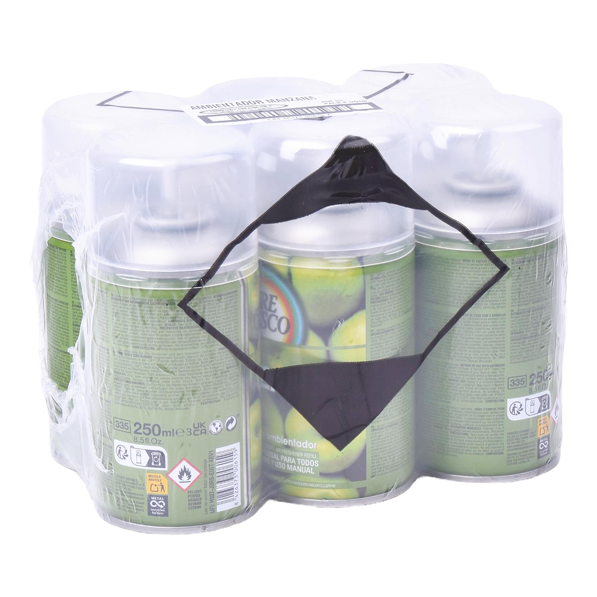 AMB. RECARGA MAÇA 250ML Q24) 10% AMB. RECARGA MAÇA 250ML Q24) 10%