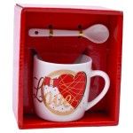 SET CANECA E COLHER 7,2X7,2 2645-109-13 CX120
