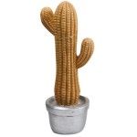 CACTO RESINA BRC/PRATA 40CM 57691 CACTO RESINA BRC/PRATA 40CM 57691