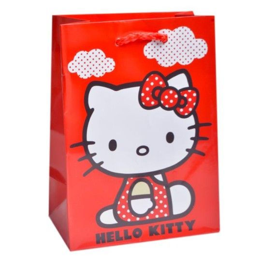 SACO PAPEL H. KITTY 13X8X18CM SACO PAPEL H. KITTY 13X8X18CM