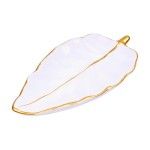 PRATO DECORATIVO FOLHA 2574-502 CX72