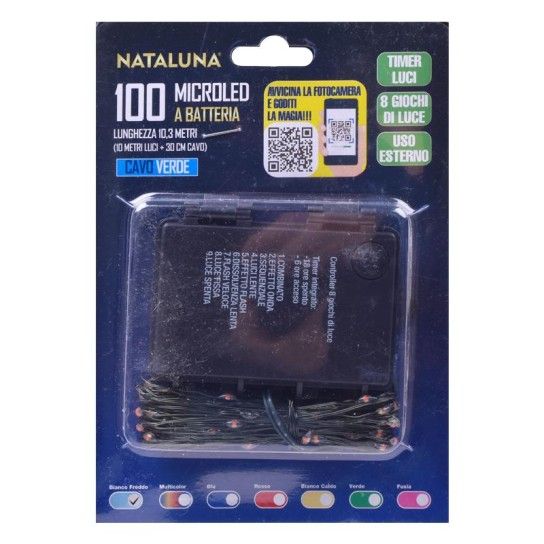 SERIE NATAL 100MICROLED 10,3MT TEMP.BCO SERIE NATAL 100MICROLED 10,3MT TEMP.BCO
