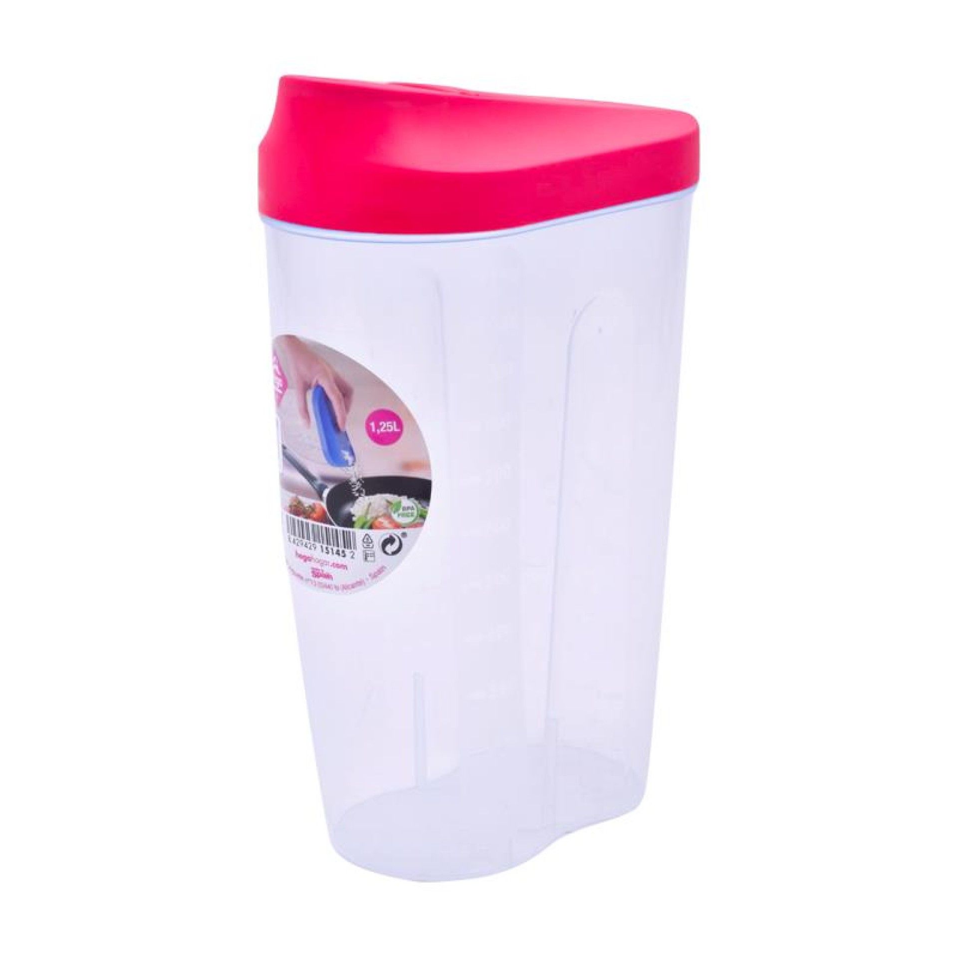 PLASTICO OVAL GRADUADO 1.25L 15145