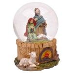ESFERA VIDRO PAI NATAL 4,5CM