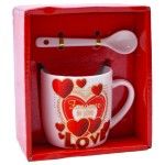 SET CANECA E COLHER 7,2X7,2 2645-109-08 CX120
