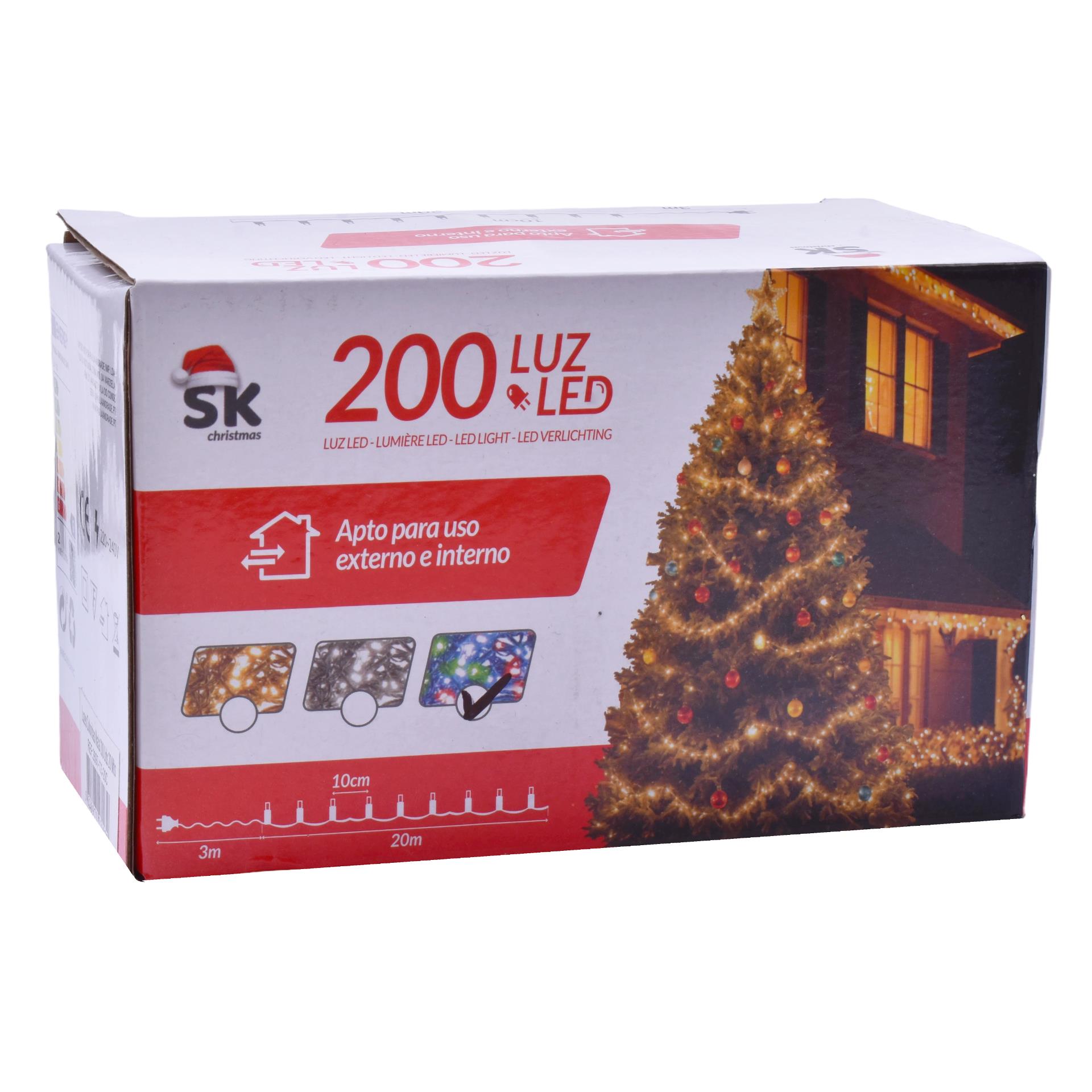 LUZES COR NATAL 20M 2697-123-20C CX48 LUZES COR NATAL 20M 2697-123-20C CX48