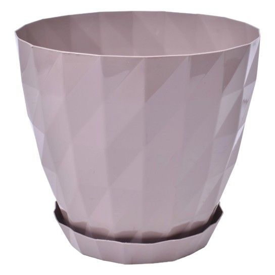VASO C/PRATO13,5X13,5X12CM KRT2 510-20 CX6 VASO C/PRATO13,5X13,5X12CM KRT2 510-20 CX6