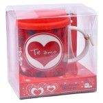 SET CANECA E COLHER 8,5X9 2645-104-01 CX72