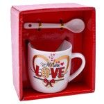 SET CANECA E COLHER 7,2X7,2 2645-109-13 CX120