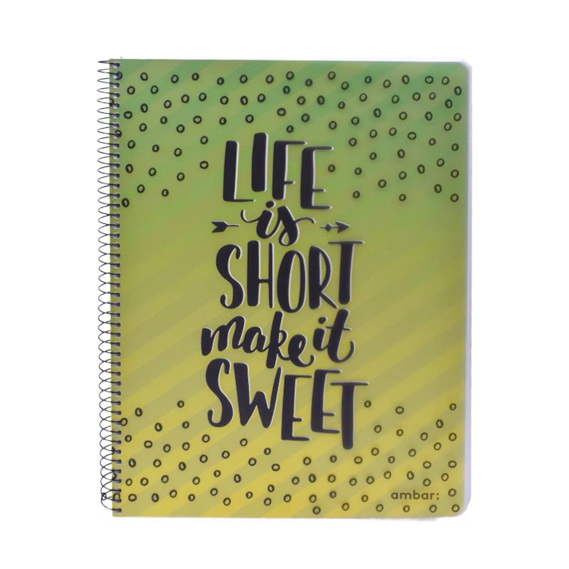 CADERNO ESPIRAL A4 PP 80F THINK COLOR P CADERNO ESPIRAL A4 PP 80F THINK COLOR P