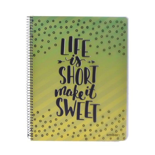 CADERNO ESPIRAL A4 PP 80F THINK COLOR P CADERNO ESPIRAL A4 PP 80F THINK COLOR P