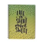 CADERNO ESPIRAL A4 PP 80F THINK COLOR P CADERNO ESPIRAL A4 PP 80F THINK COLOR P