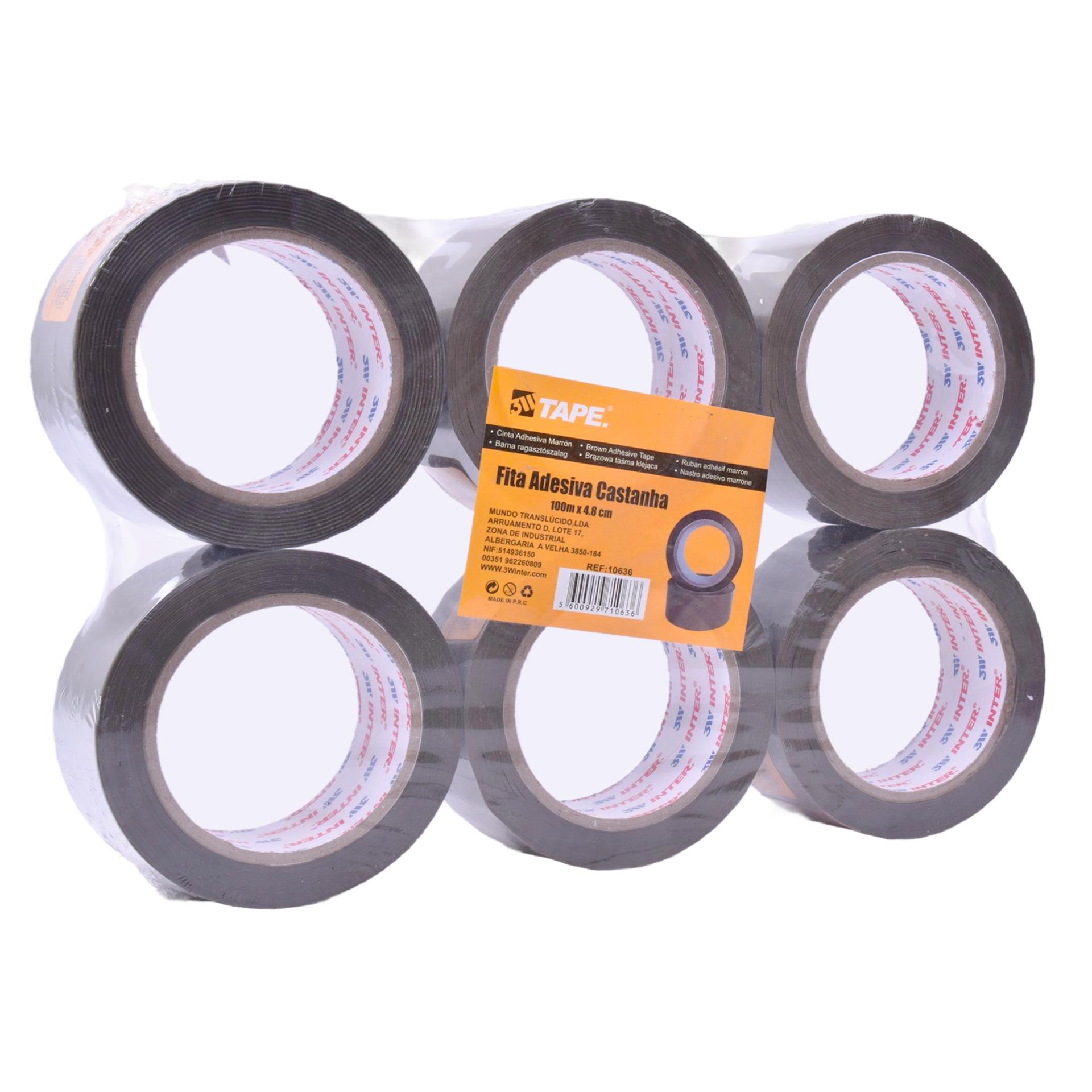 FITA ADESIVA CAST. 4.8X100M 10636 FITA ADESIVA CAST. 4.8X100M 10636
