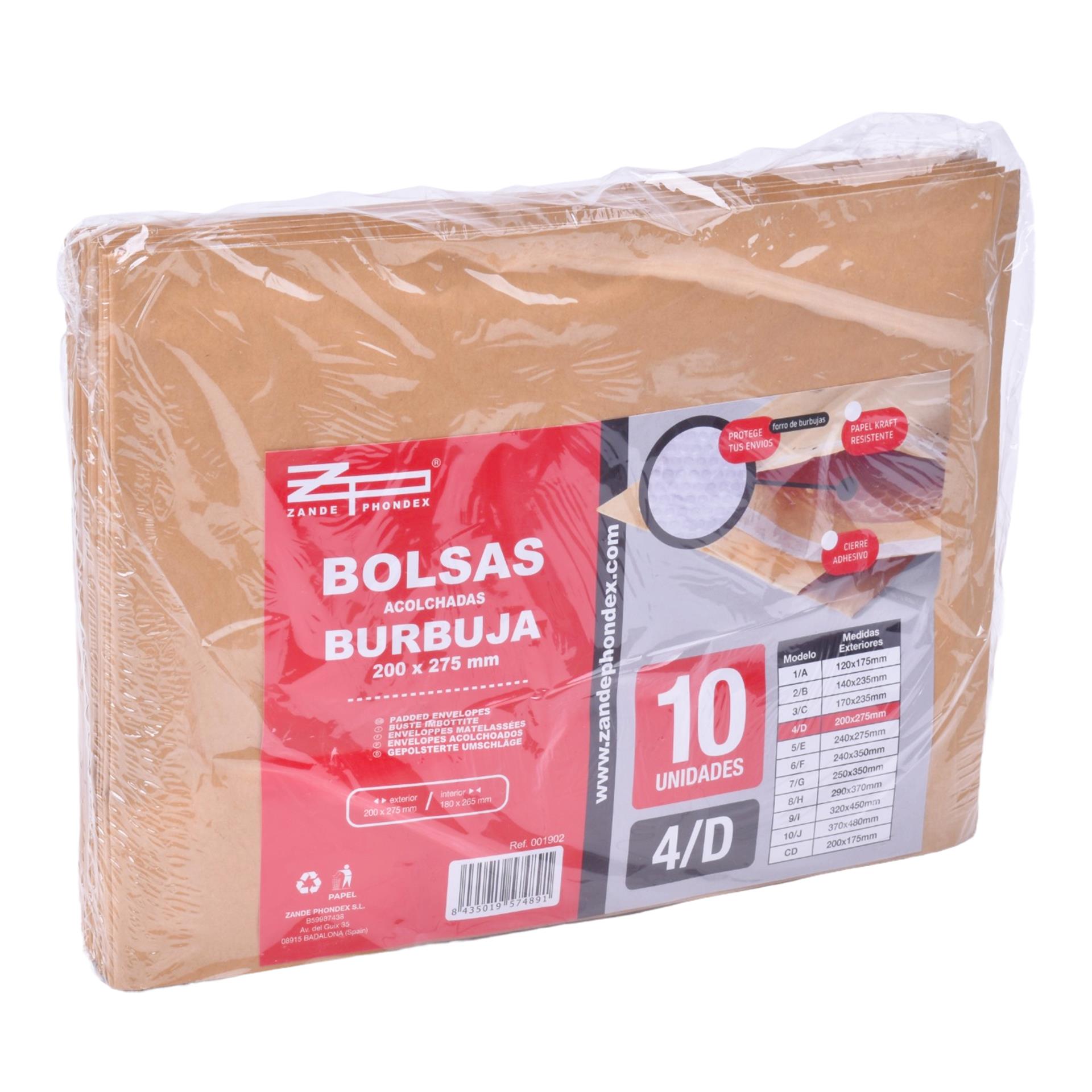 ENVELOPE ALMOFAD. 180X265 001902CONTEM10 ENVELOPE ALMOFAD. 180X265 001902CONTEM10
