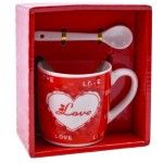 SET CANECA E COLHER 7,2X7,2 2645-109-01 CX120