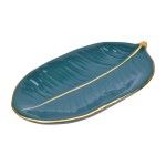 PRATO DECORATIVO FOLHA 2574-501 CX72