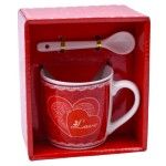 SET CANECA E COLHER 7,2X7,2 2645-109 CX120