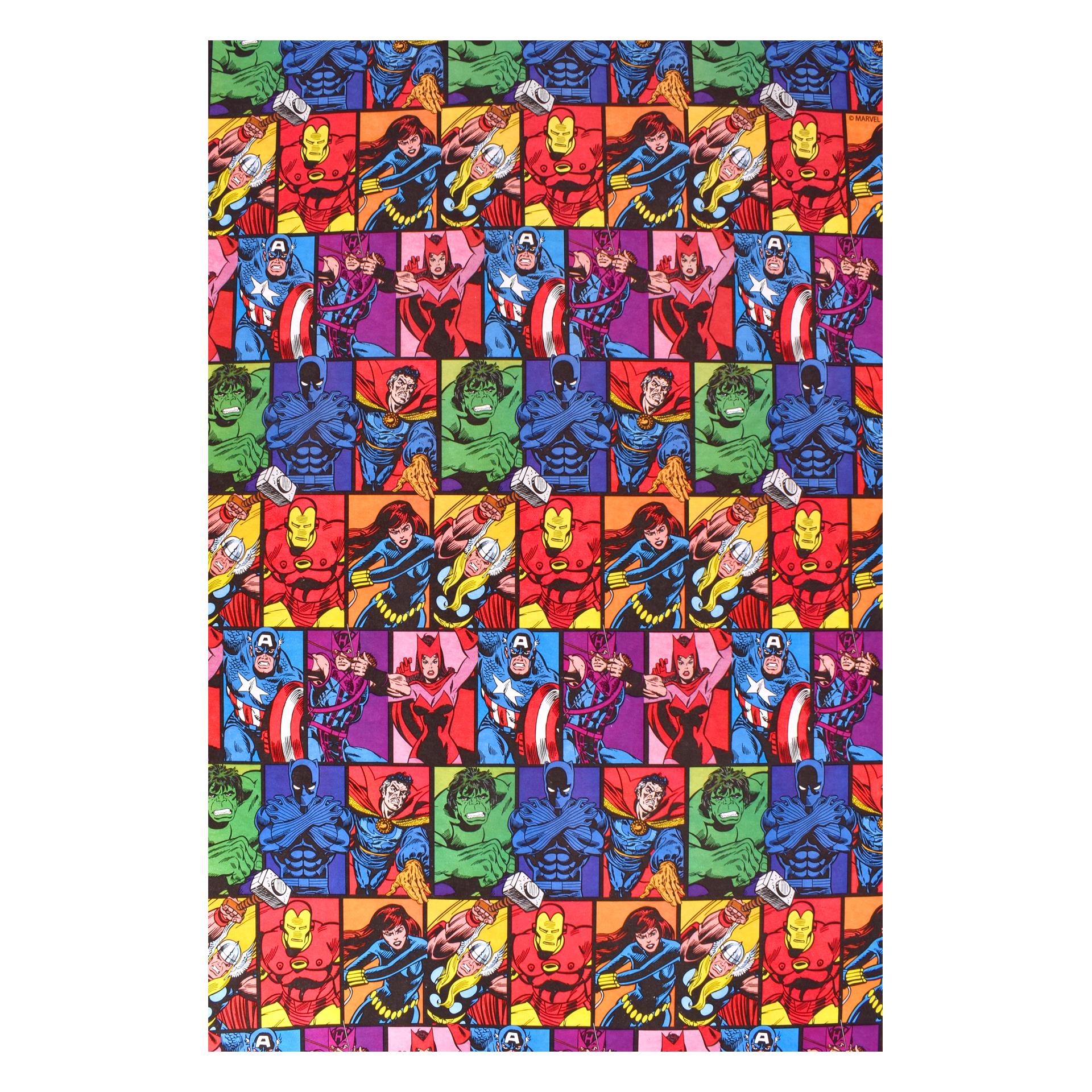 PAPEL EMBRULHO MARVEL 70200CM CX60 PAPEL EMBRULHO MARVEL 70200CM CX60
