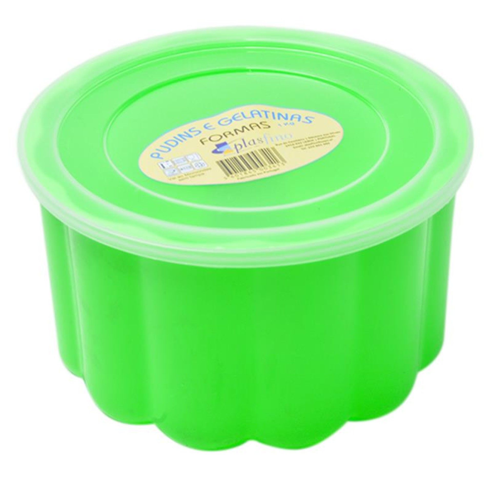 PLASTICO FORMA PUDIM 1KG PLASTICO FORMA PUDIM 1KG
