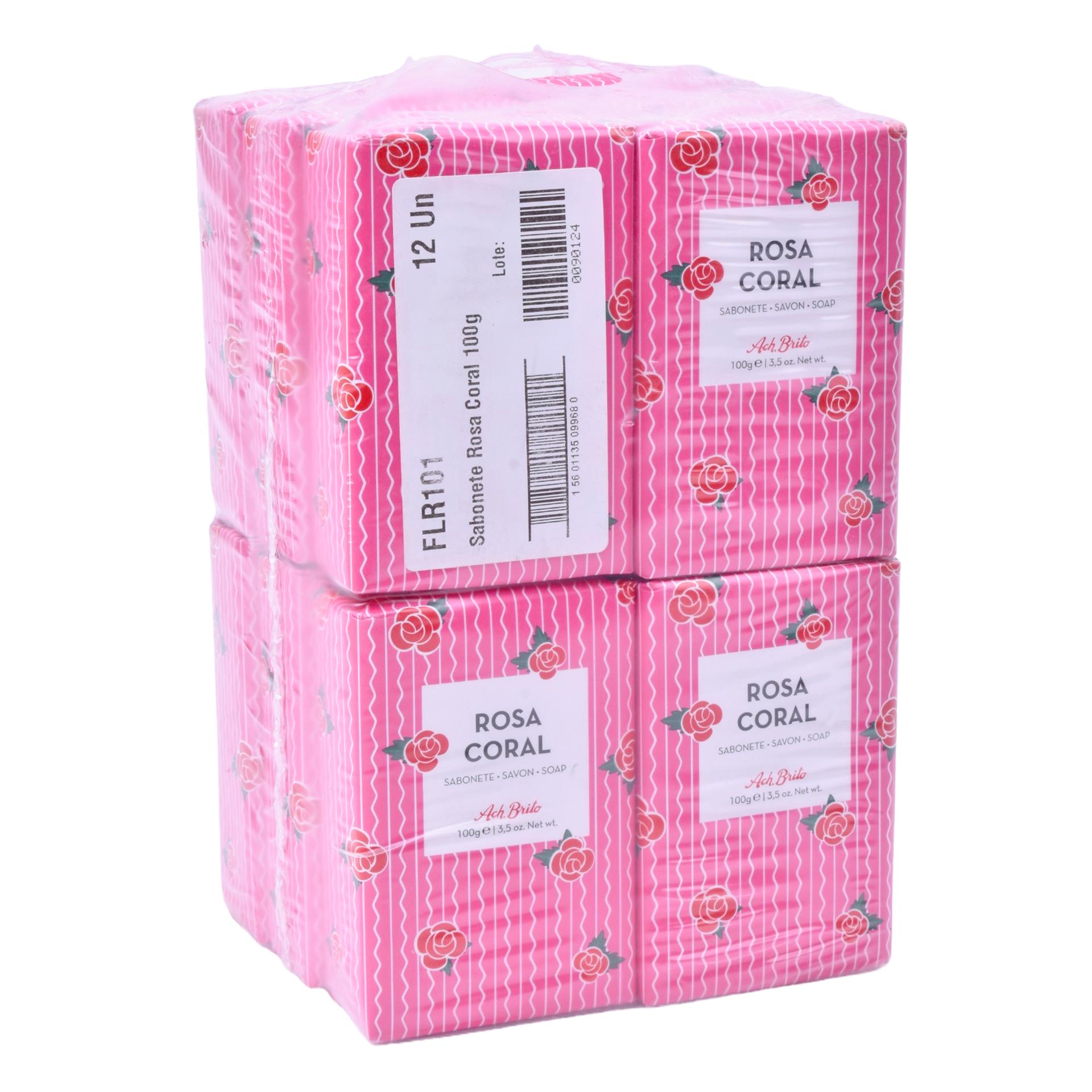 SABONETE ROSA CORAL 100GR SABONETE ROSA CORAL 100GR