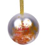 BOLA METAL NATAL 6.5CM 612-600 CX100