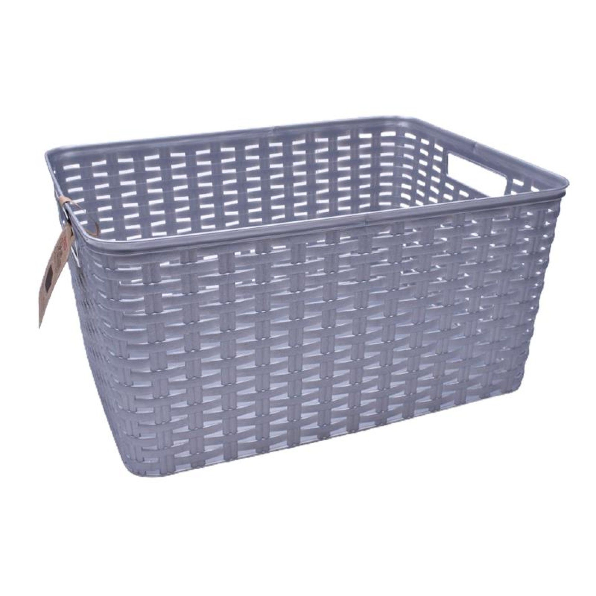 CESTO RATTAN PLASTICO Nº 3 10L 12222 CESTO RATTAN PLASTICO Nº 3 10L 12222