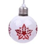 BOLA NATAL 8CM C/LUZ 2588-011 CX240