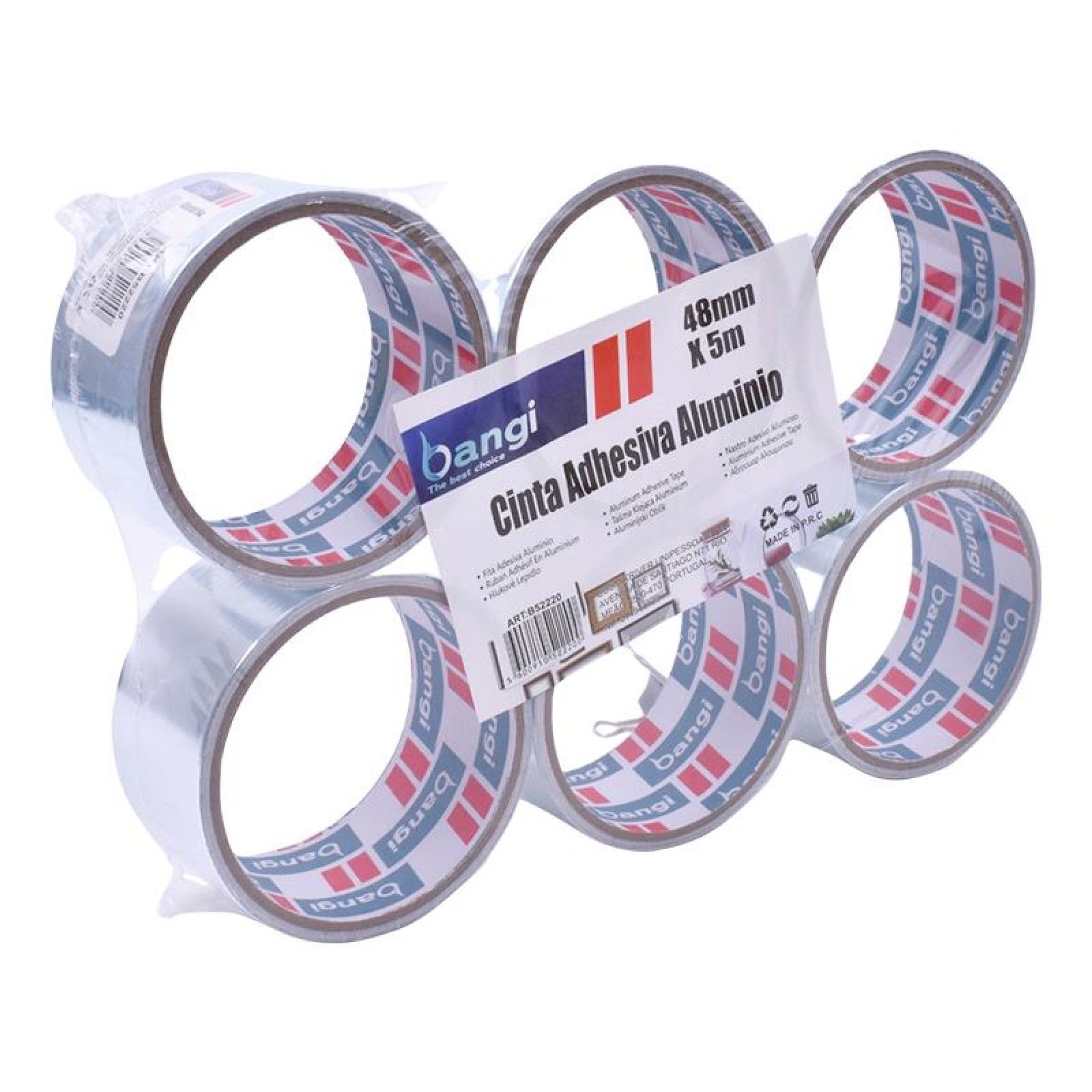 FITA ADESIVA ALUMINIO 48MMx5M FITA ADESIVA ALUMINIO 48MMx5M