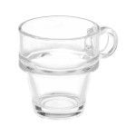 CHAVENA DE CAFE EMPILHAVEL 90ML CX6UN