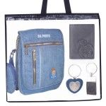 BOLSA + 2 PORTA CHAVES + CARTEIRA