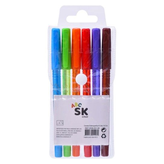 CANETA ESF 6UN 15CM 2556-051-06 CX288 CANETA ESF 6UN 15CM 2556-051-06 CX288