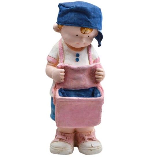 FIGURA C/PORTA VASO CERAM M0003787 FIGURA C/PORTA VASO CERAM M0003787