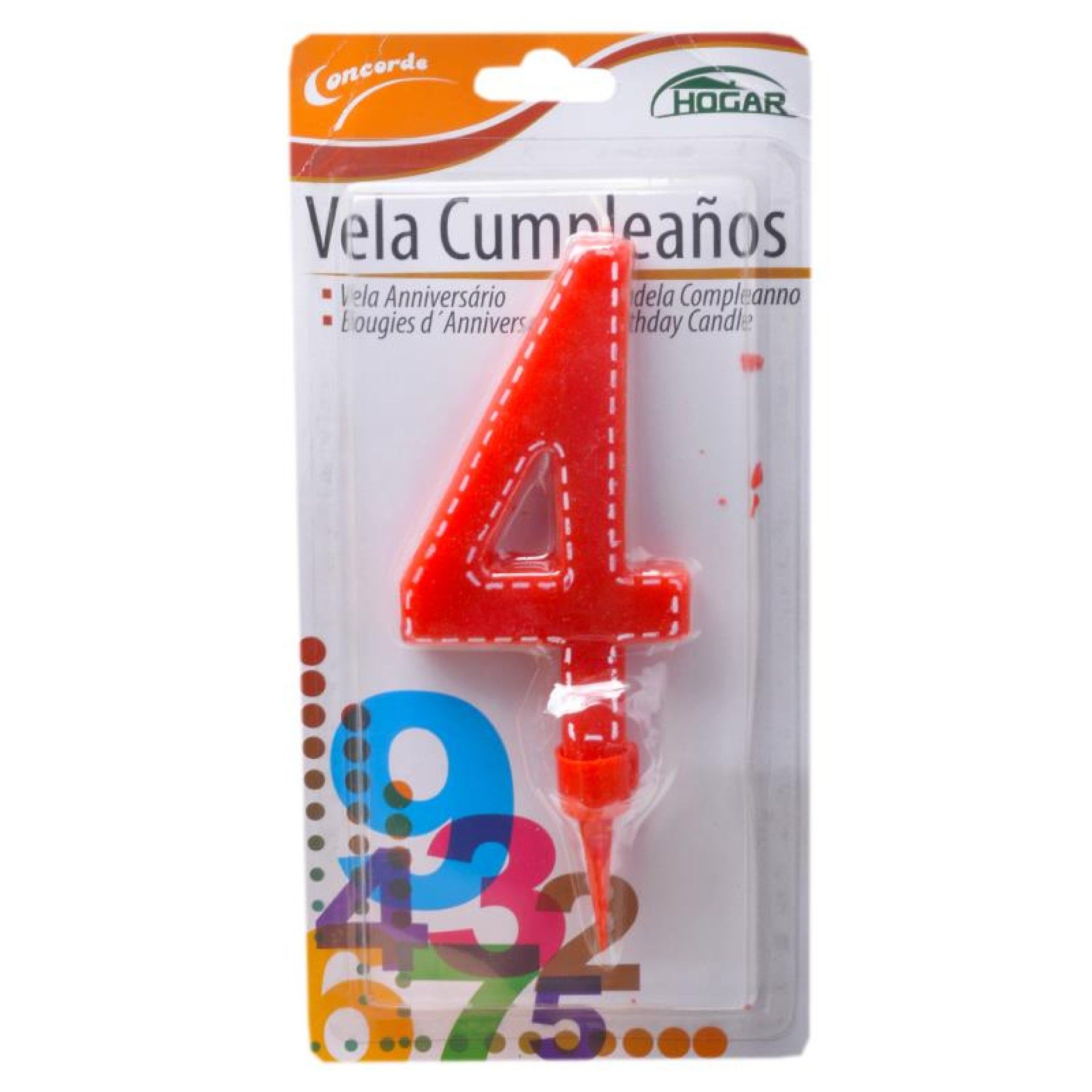 VELA ANIVERSARIO NUMERO CL14S038 VELA ANIVERSARIO NUMERO CL14S038