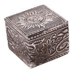 CAIXA MADEIRA QUAD DEC 5X5X4.2CM CX75685 CAIXA MADEIRA QUAD DEC 5X5X4.2CM CX75685