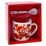 SET CANECA E COLHER 7,2X7,2 2645-109-13 CX120