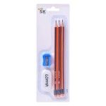 SET 3 LAPIS+BORRACHA+AFIA 2556-203 CX288