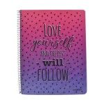 CADERNO ESPIRAL A4 PP 80F THINK COLOR P CADERNO ESPIRAL A4 PP 80F THINK COLOR P