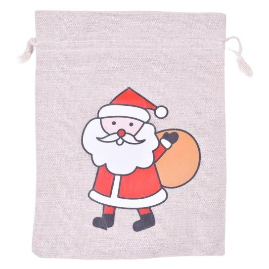 SACO NATAL JUTA 19X29CM