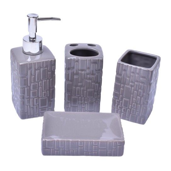 CONJ BANHO 4 PCS 1207-017 CX24 CONJ BANHO 4 PCS 1207-017 CX24
