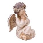 ANJO RESINA EM ORACAO C/ LUZ