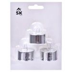 VELA LED PRATA 3UN 2402-303-03C CX144 VELA LED PRATA 3UN 2402-303-03C CX144