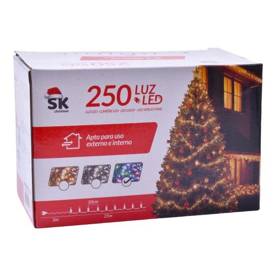 LUZES COR NATAL 25M 2697-123-25C CX48 LUZES COR NATAL 25M 2697-123-25C CX48
