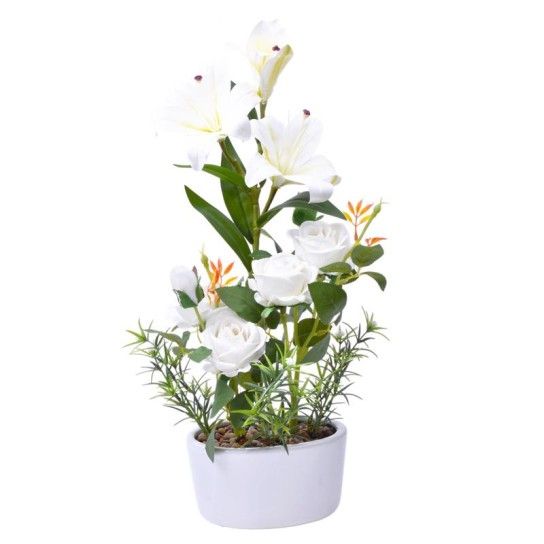 VASO C/FLOR 50CM 2439-502 CX12 VASO C/FLOR 50CM 2439-502 CX12