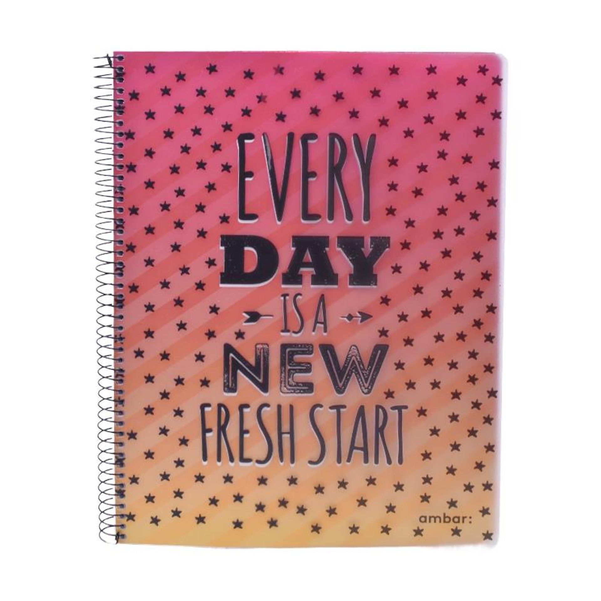 CADERNO ESPIRAL A4 PP 80F THINK COLOR P CADERNO ESPIRAL A4 PP 80F THINK COLOR P